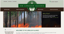Desktop Screenshot of longleafalliance.org